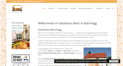 Desktop Screenshot of gaestehaus-marchegg.at