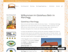 Tablet Screenshot of gaestehaus-marchegg.at